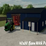 40X60 SHED WITH PORCH V1.02
