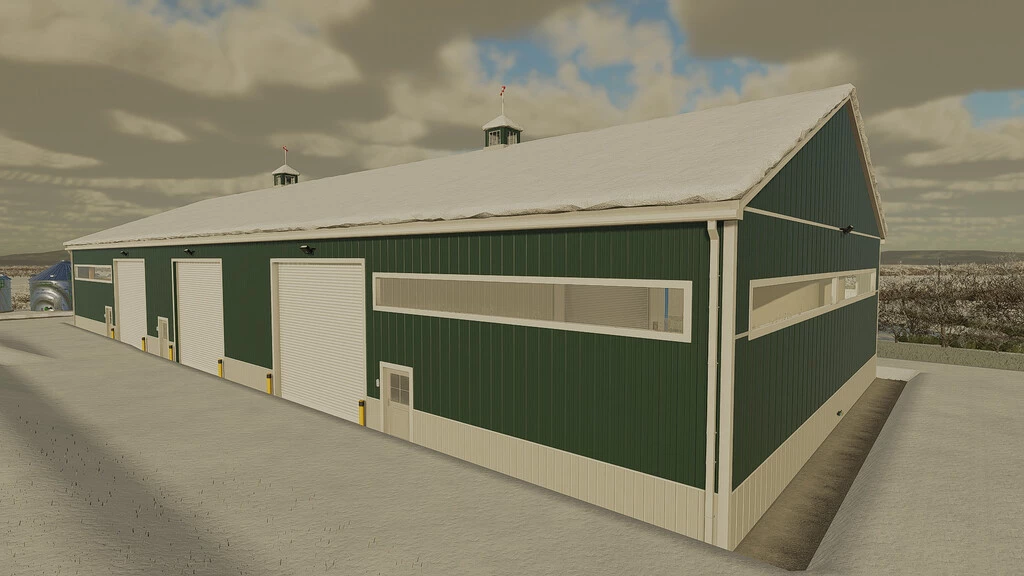 AMERICAN MIDWEST FERTILIZER SHED V1.0 – FS22 mod