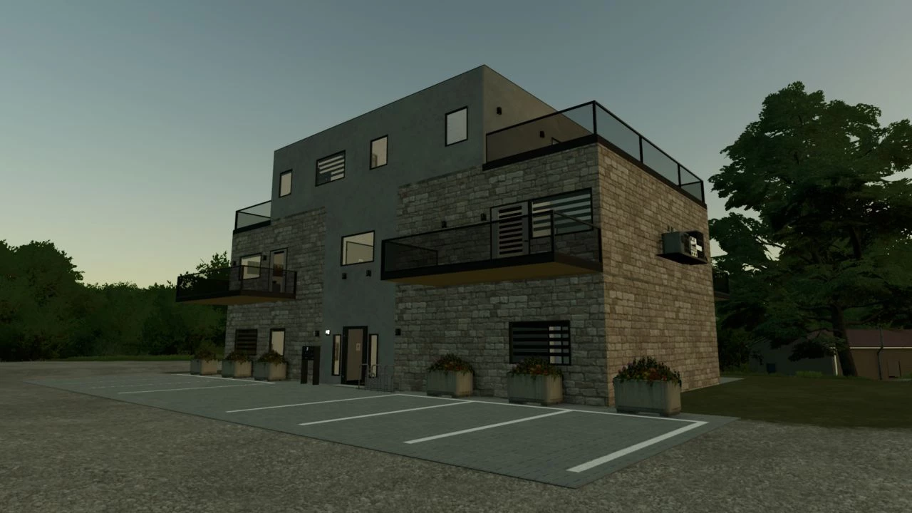 Apartment Building V1.0 – Fs22 Mod