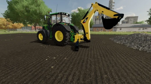 BACKHOE ATTACHMENT TRACTOR AND SKID V1.0