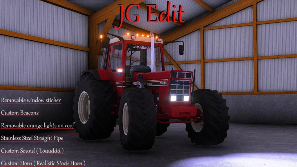 Case IH International 955XL Turbo Edit v1.0