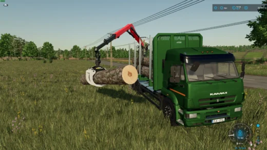 KAMAZ 6520 WoodTruck v1.0
