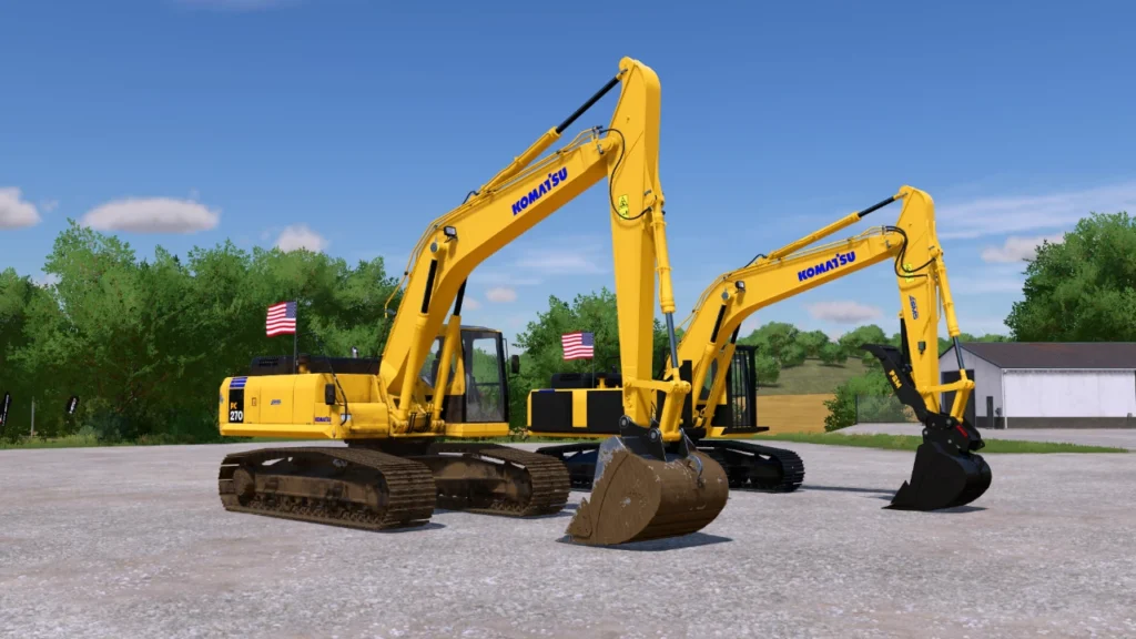KOMATSU 7 EXCAVATOR PACK V1.02