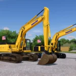 KOMATSU 7 EXCAVATOR PACK V1.02