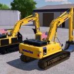KOMATSU 7 EXCAVATOR PACK V1.03