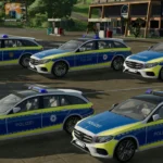 MERCEDES-BENZ E-CLASS 2016 POLICE SKIN PACK V1.0