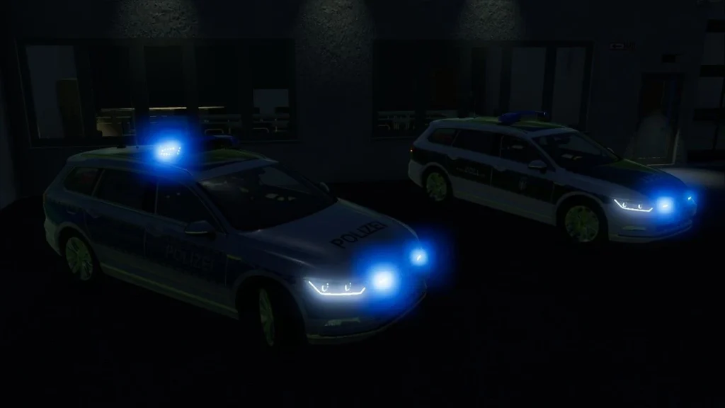VW PASSAT B8 POLICE HAMBURG AND CUSTOMS SKINS V1.0