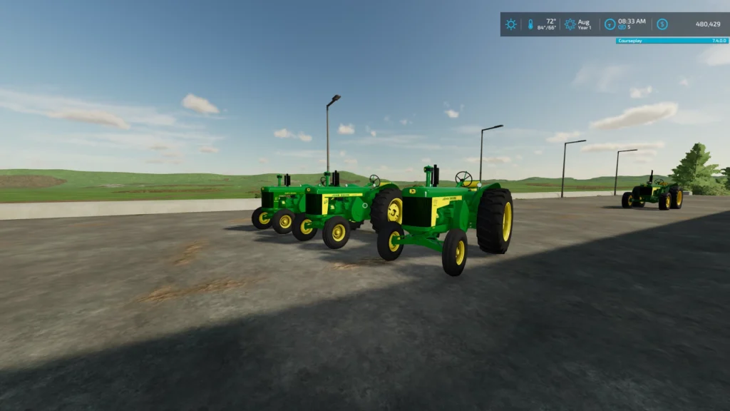 1955-1959 John Deere 80 820 830 Series Tractors V1.0