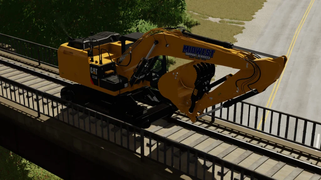 Caterpillar 323E Hi-Rail v1.0