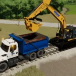Caterpillar 323E Hi-Rail v1.04