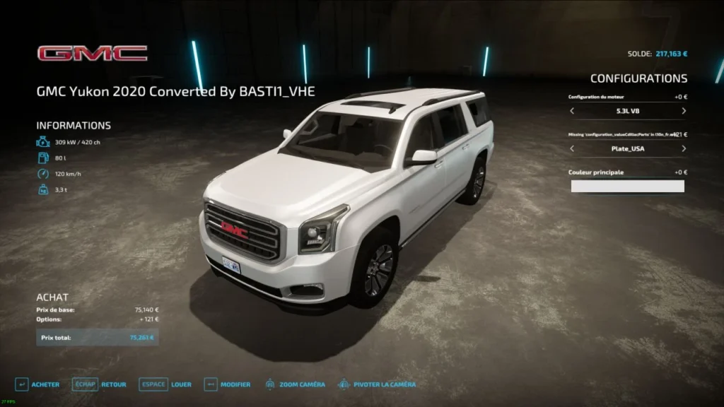 GMC Yukon 2020 v1.03