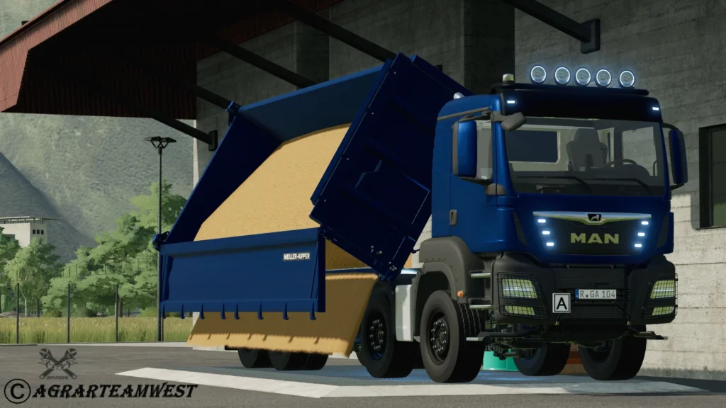 MAN TGS 4 Achs Kipper v1.0