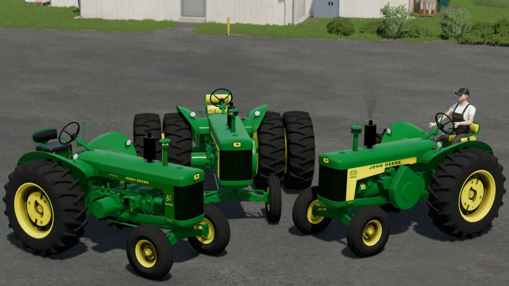 1956 - 1958 Years John Deere Tractors Pack v1.0
