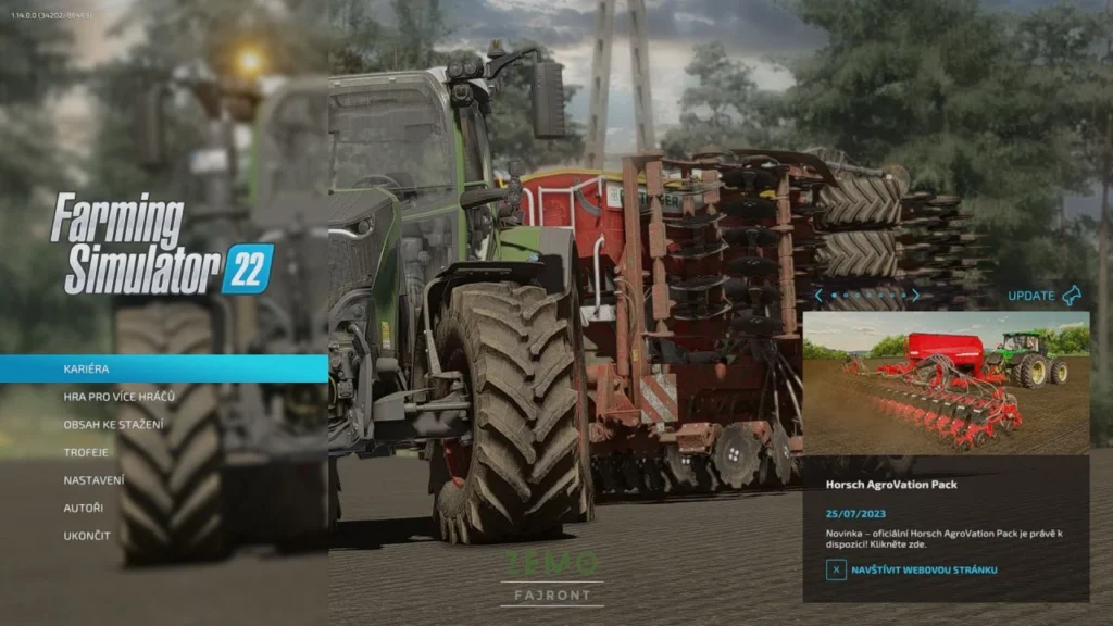 Game menu background v1.0