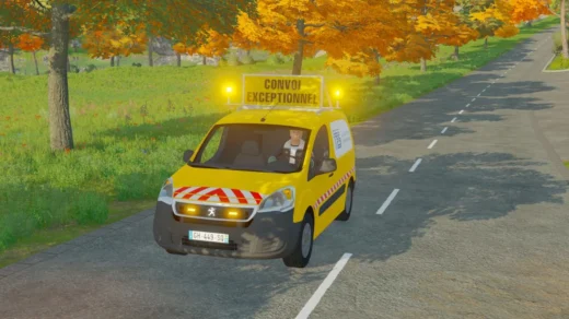 Peugeot Partner Exceptional Convoy Driver v1.02