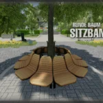Round Tree Bench v1.03
