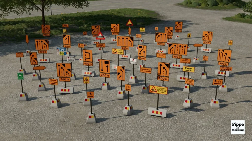 Swedish Construction Sign Pack v1.02