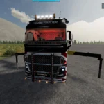 Volvo FH16 5 axles with Effer crane v1.03