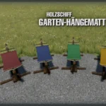 Wooden Ship Garden Hammock v1.04