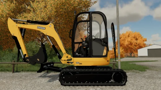John Deere 35C ZTS Mini-Excavator v1.0