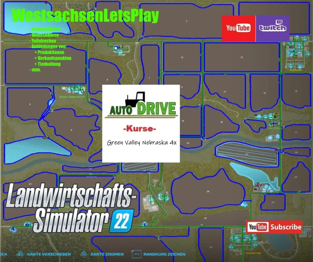 Autodrive Course Green Valley Nebraska v1.0