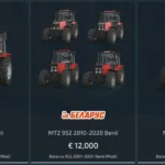 Belarus 952 2001-2024 Benii v1.05