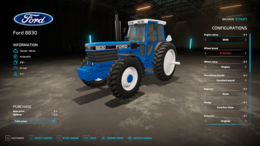 Ford 8830 US