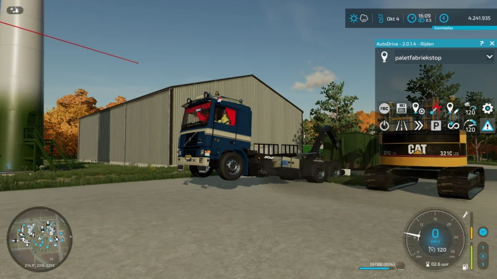 Volvo f12 en 20ft en DTEC chachis v1.0