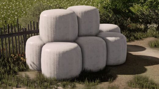 Decorative Wrapped bales