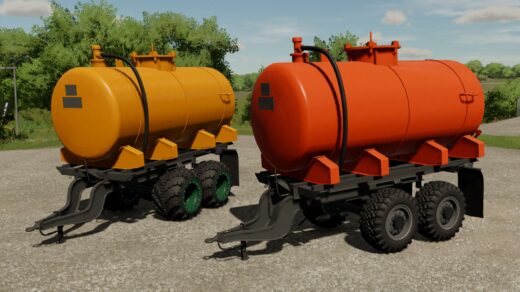 Trailer for the transportation of liquids (homemade) V1.0
