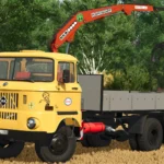 IFA W50 Loader Truck with Crane v1.05