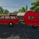 Wartburg Tourist with caravan