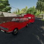 Wartburg Tourist with caravan2