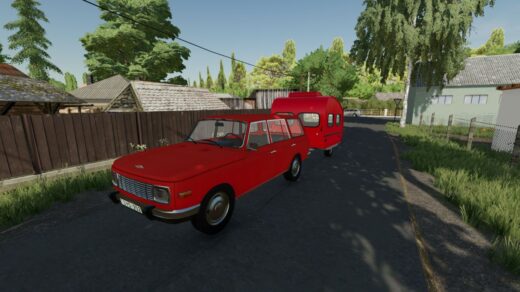 Wartburg Tourist with caravan2