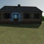 Polish destroyed house