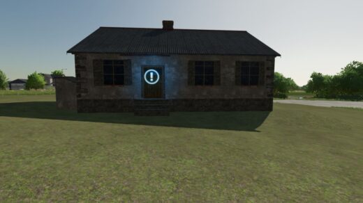 Polish destroyed house