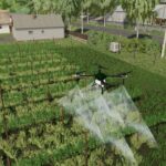 Agricultural drone for viticulture