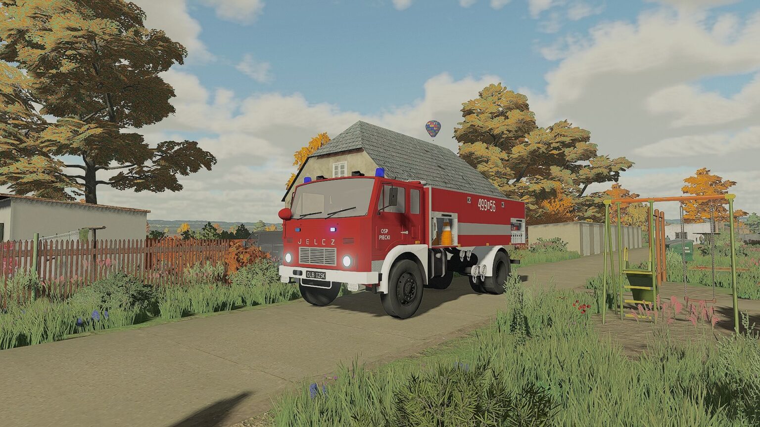 Jelcz 317 GCBA 6/32 JZS 499[N]56 OSP Piecki V1.0 – FS22 mod