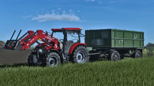 Old romanian agricultural trailer 7T v1.0
