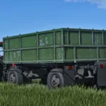 Old romanian agricultural trailer 7T v1.02
