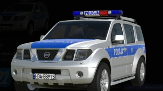 Nissan Pathfinder Policja v1.0