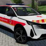 Peugeot 5008 2020 Red Cross2