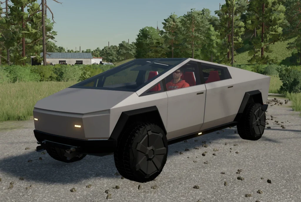 Telsa Cyber Truck With Snow Plow Edit v1.0