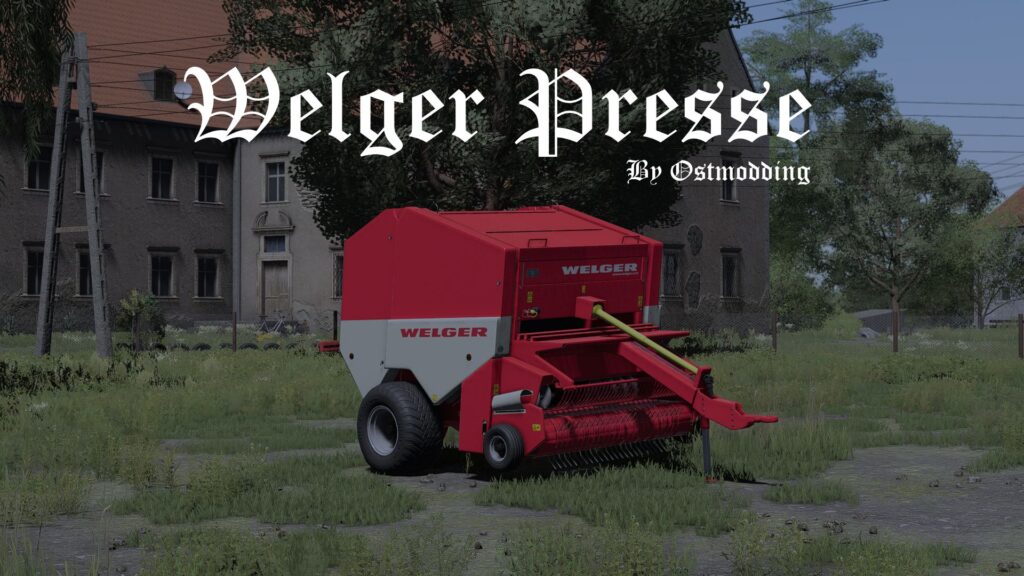 Welger round baler