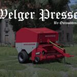 Welger round baler