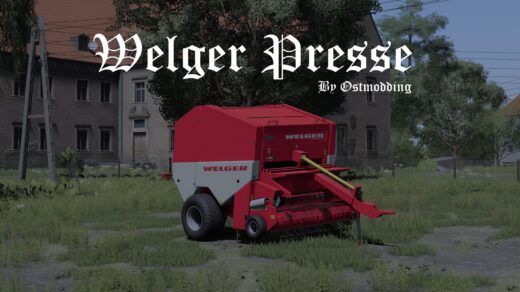Welger round baler