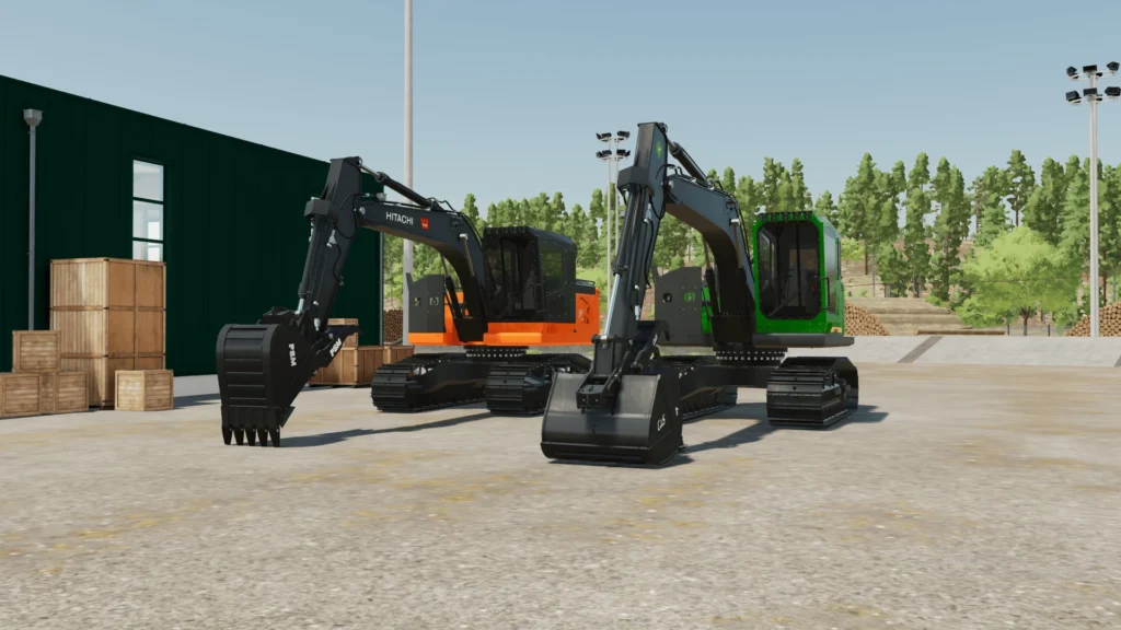 Deere 2154G/Hitachi ZX210F-6 Roadbuilder V1.0