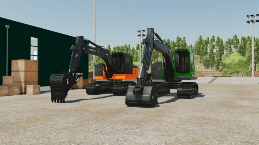 Deere 2154G/Hitachi ZX210F-6 Roadbuilder V1.0