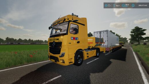 Mercedes Actros 2020 Exceptional convoy3