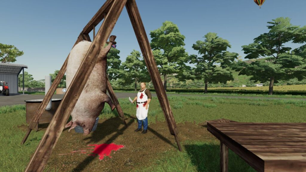 Pig slaughter decoration